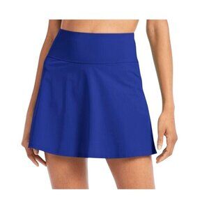 L.L.Bean Shaping swimwear swim skirt royal blue women’s 10R UPF 50+ modest NWT